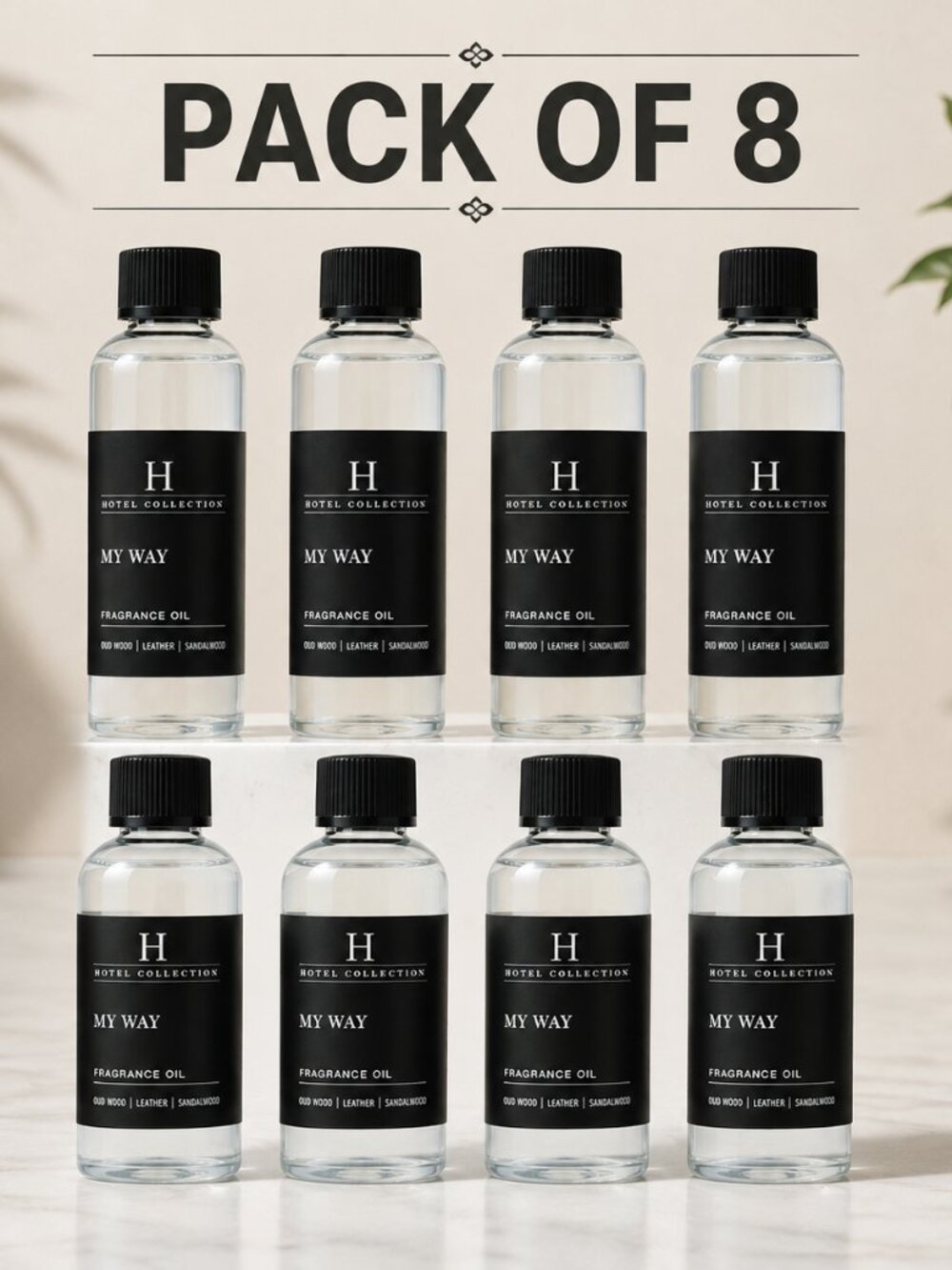 Hotel Collection Diffuser Oil - My Way - Aromatherapy 4.06 Fl Oz (Pack of 8 )